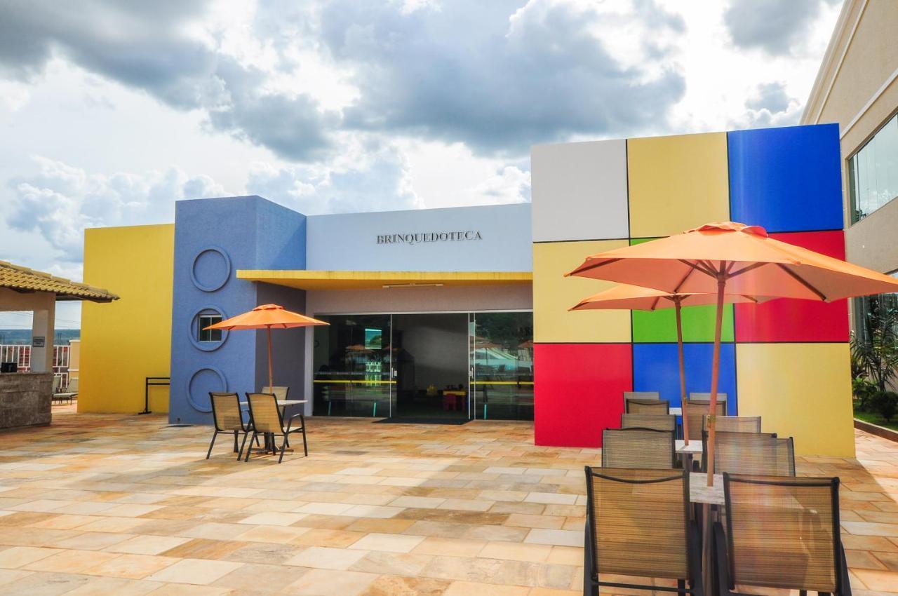 Di Roma Lacqua Caldas Novas Park 24H, Com Roupas De Cama E Banho 外观 照片